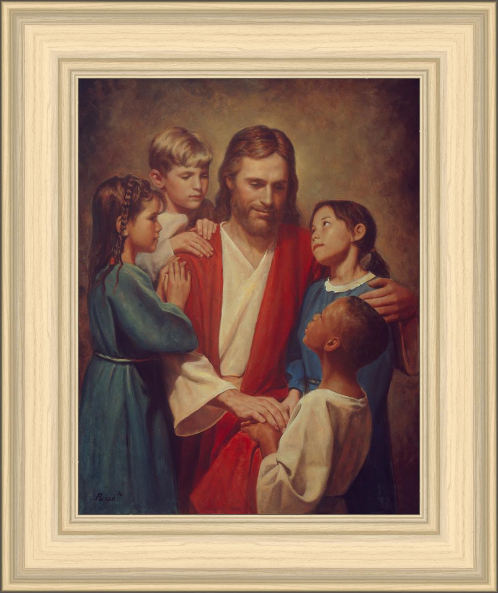 Christ And Children From Around The World