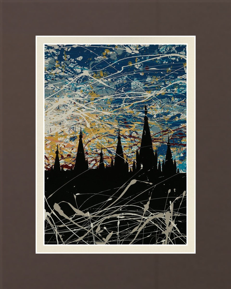 Salt Lake Temple Against a Darkening World