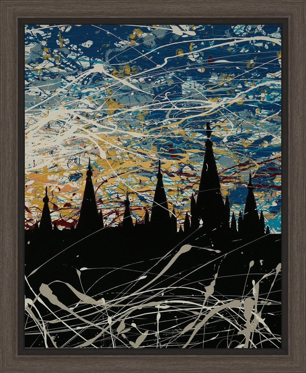 Salt Lake Temple Against a Darkening World