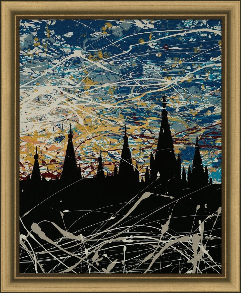 Salt Lake Temple Against a Darkening World