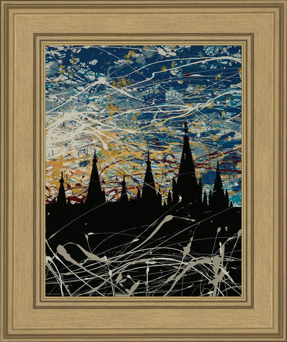 Salt Lake Temple Against a Darkening World