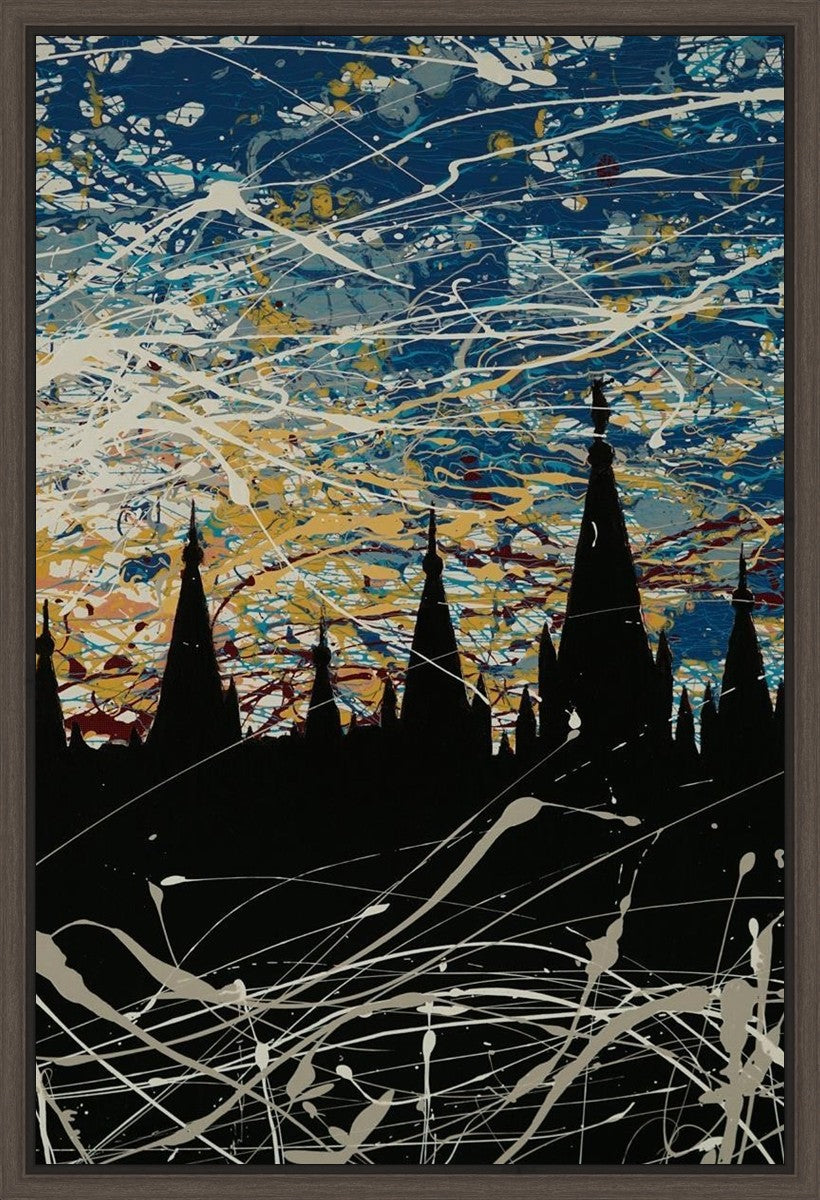 Salt Lake Temple Against a Darkening World