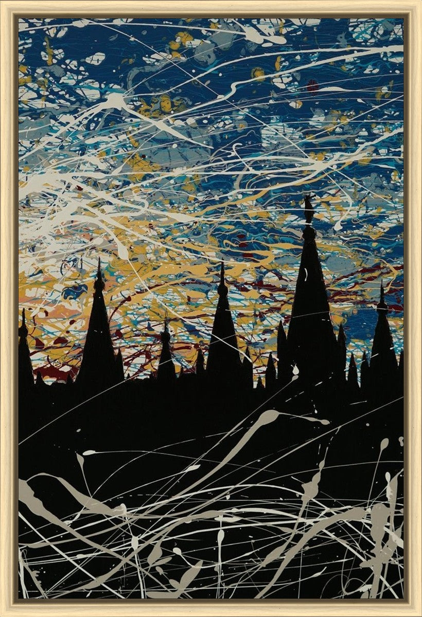 Salt Lake Temple Against a Darkening World