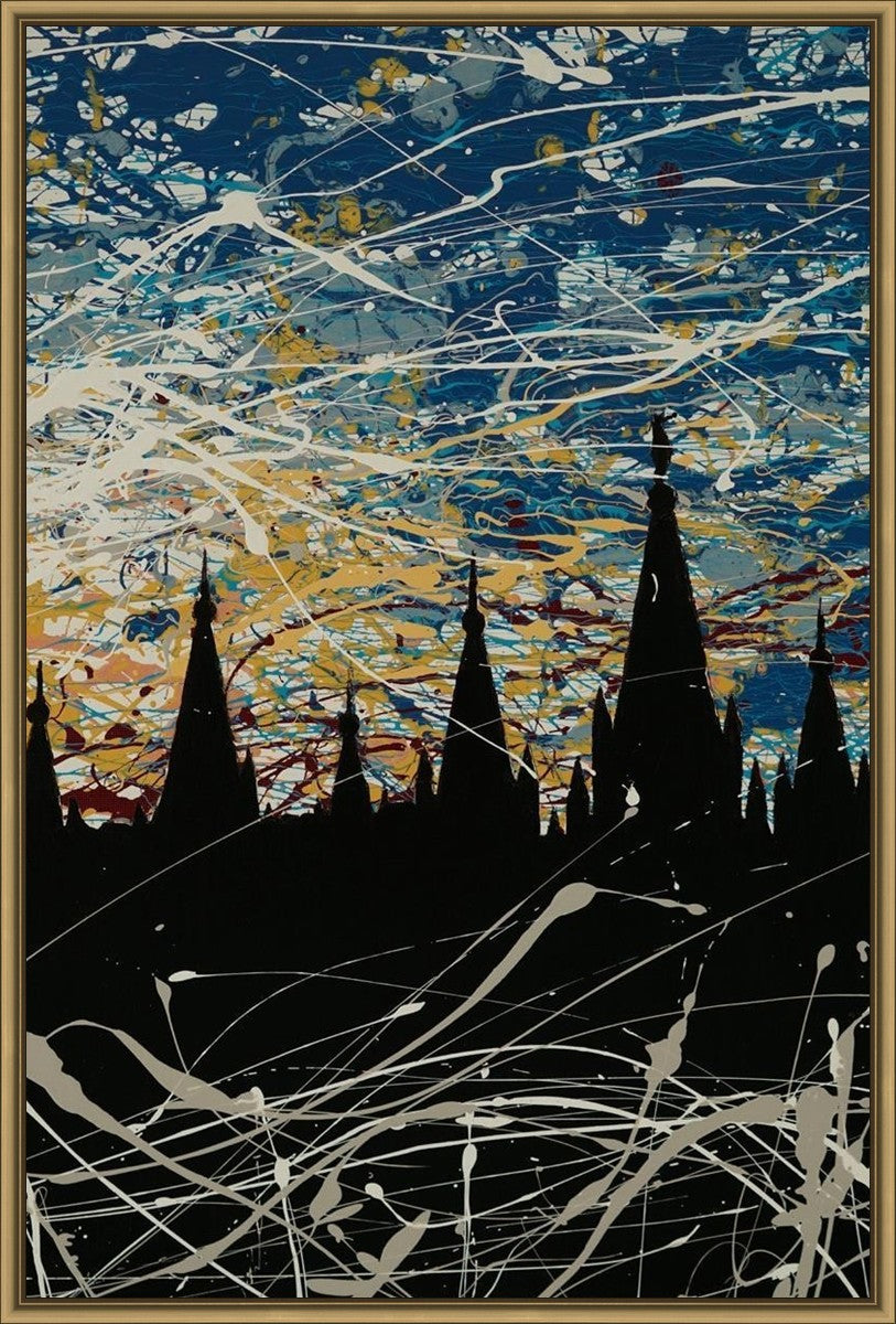 Salt Lake Temple Against a Darkening World