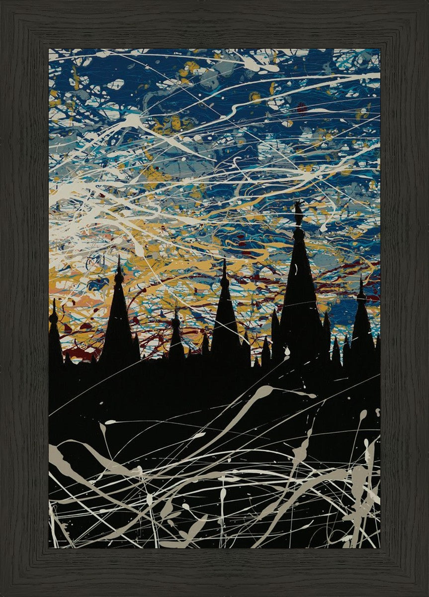 Salt Lake Temple Against a Darkening World