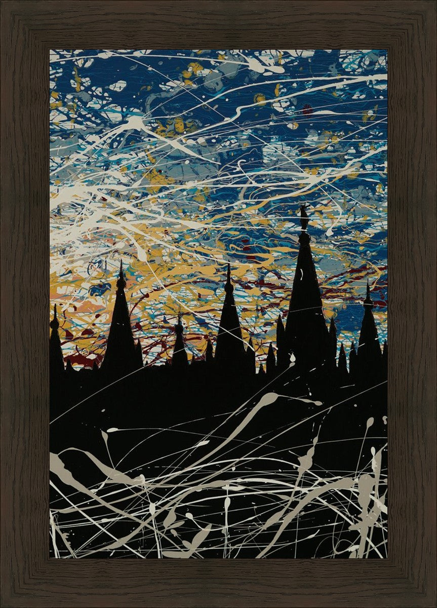 Salt Lake Temple Against a Darkening World