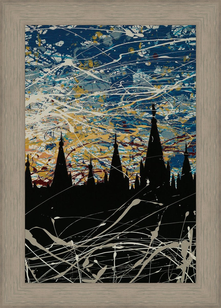 Salt Lake Temple Against a Darkening World