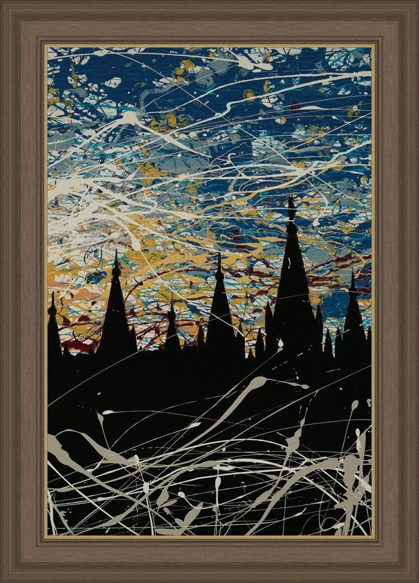 Salt Lake Temple Against a Darkening World