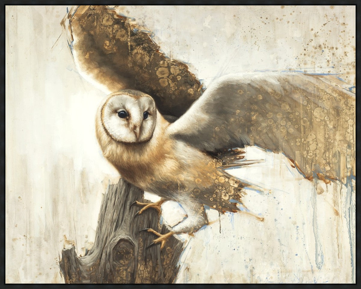Graceful Landing Large Wall Art Gallery Wrap