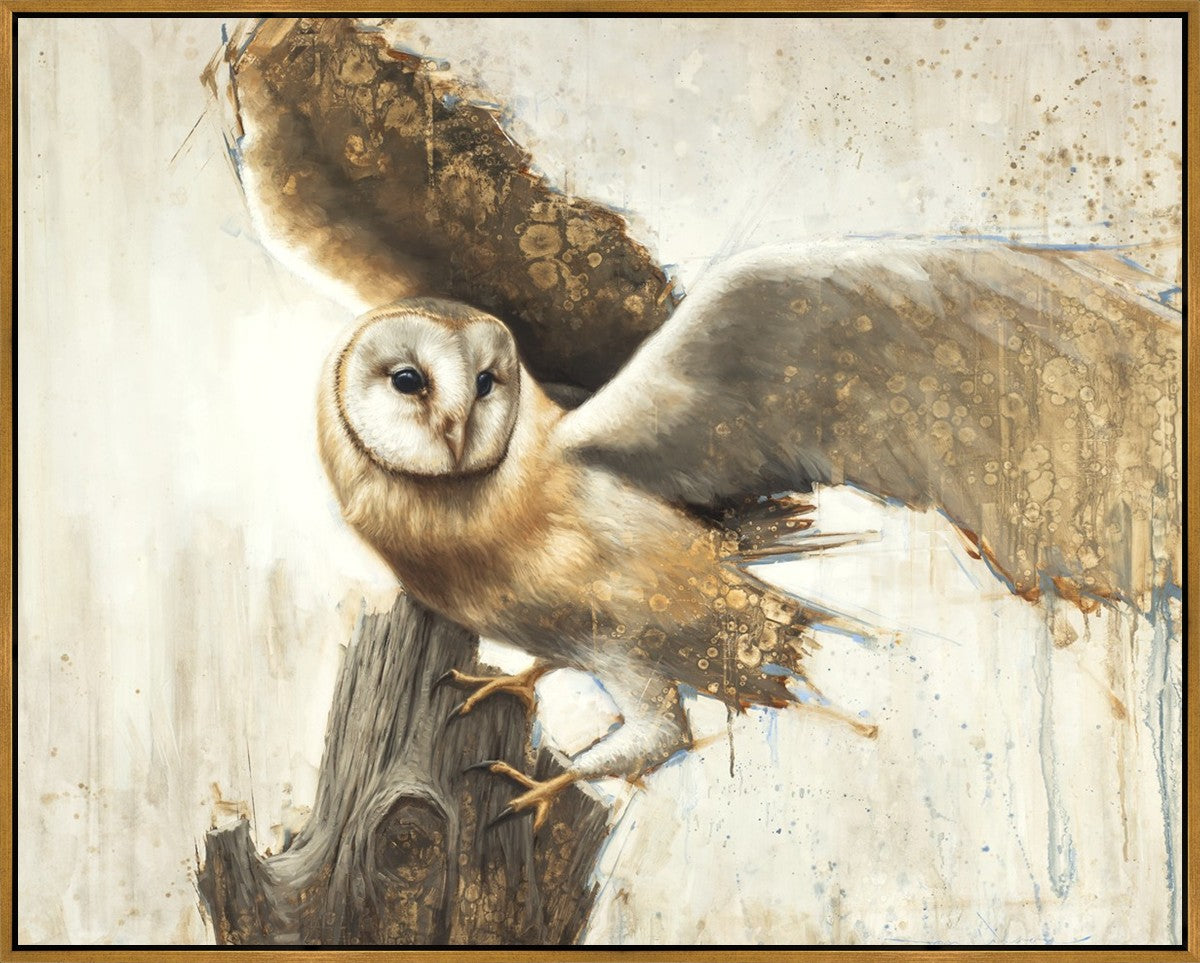 Graceful Landing Large Wall Art Gallery Wrap