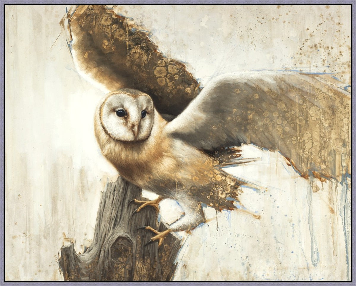 Graceful Landing Large Wall Art Gallery Wrap