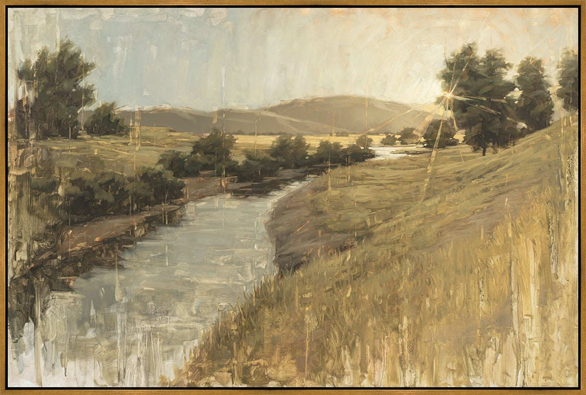 Peaceful Dusk Large Wall Art Gallery Wrap