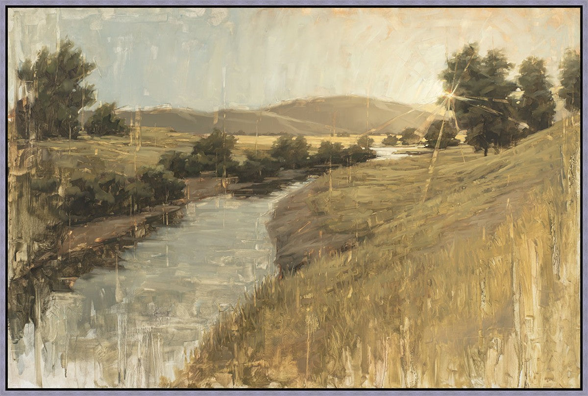 Peaceful Dusk Large Wall Art Gallery Wrap