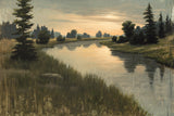 Calming Dusk Large Wall Art