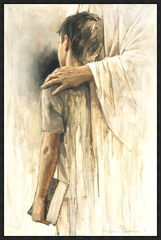 Leaning on His Love Large Wall Art Gallery Wrap