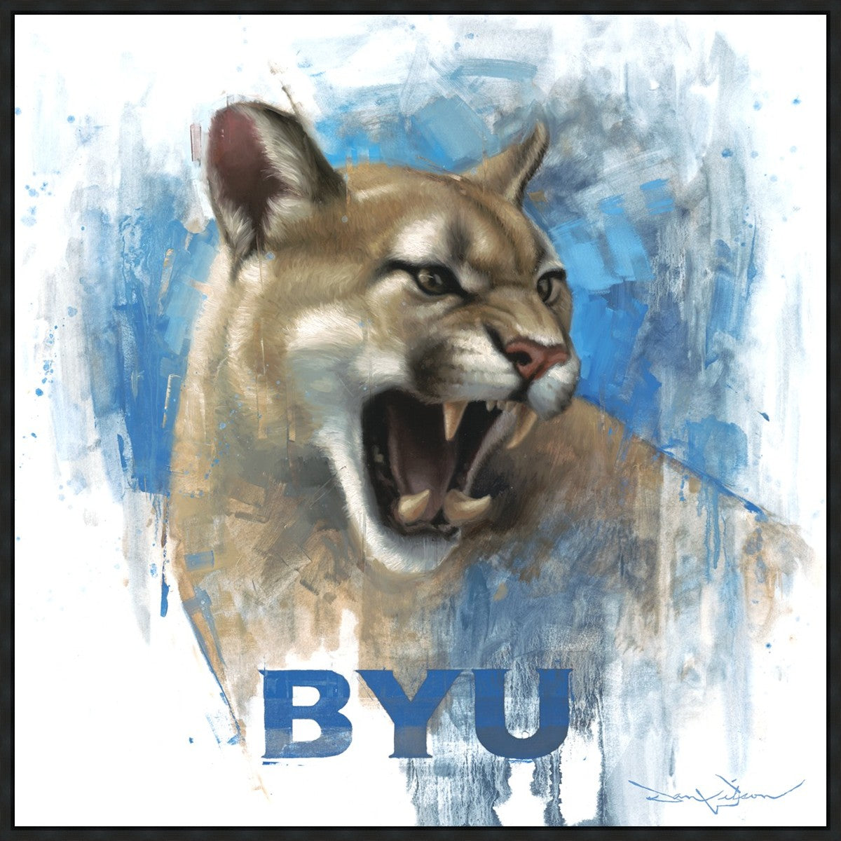 Go Cougs Large Wall Art Gallery Wrap