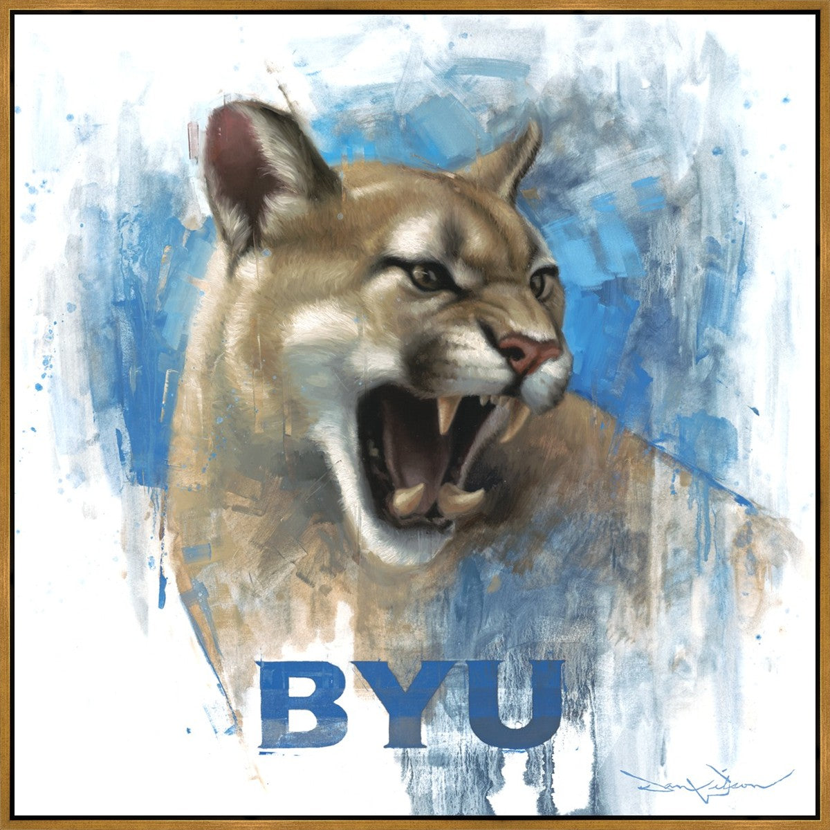 Go Cougs Large Wall Art Gallery Wrap