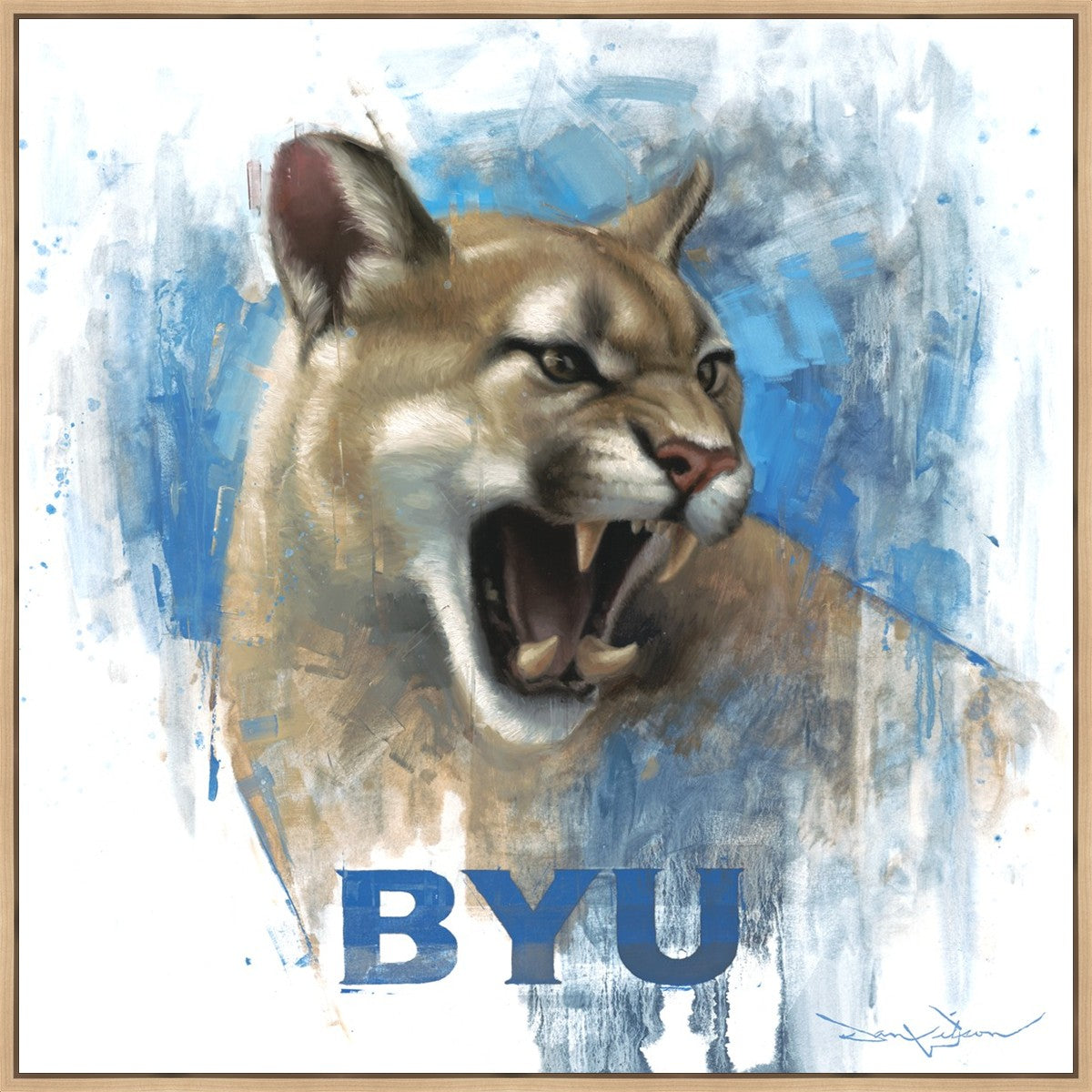 Go Cougs Large Wall Art Gallery Wrap