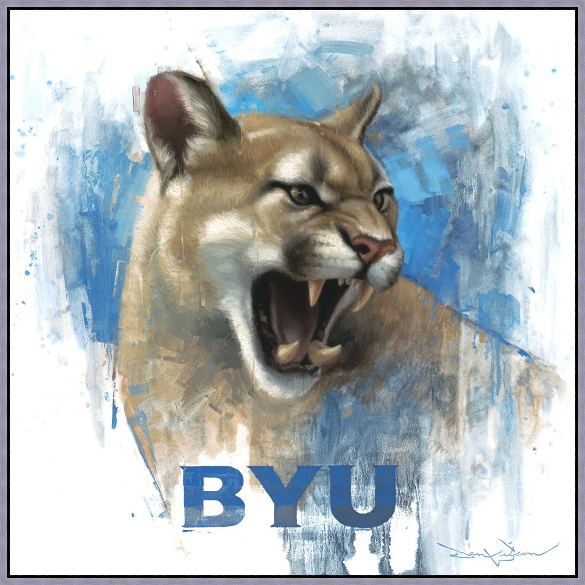 Go Cougs Large Wall Art Gallery Wrap