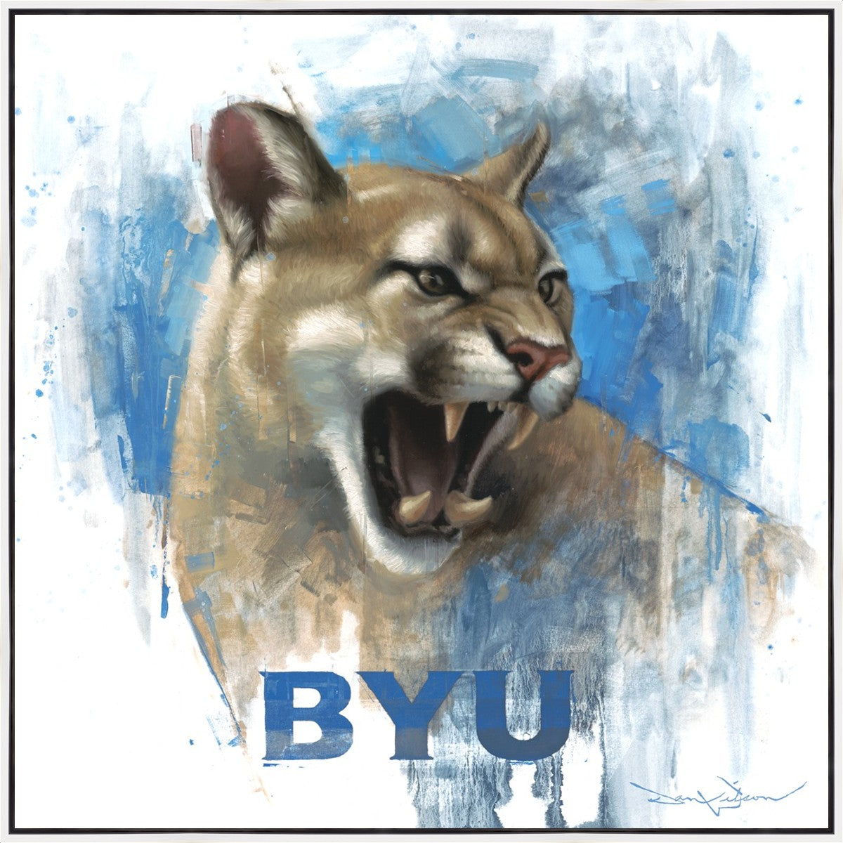 Go Cougs Large Wall Art Gallery Wrap
