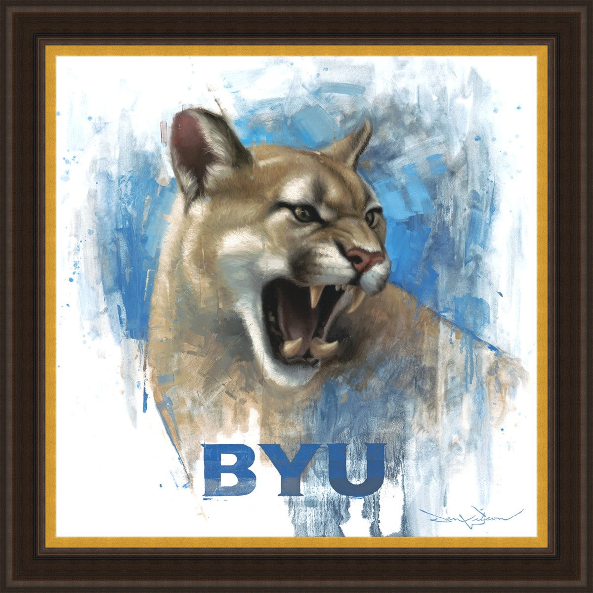 Go Cougs Large Wall Art