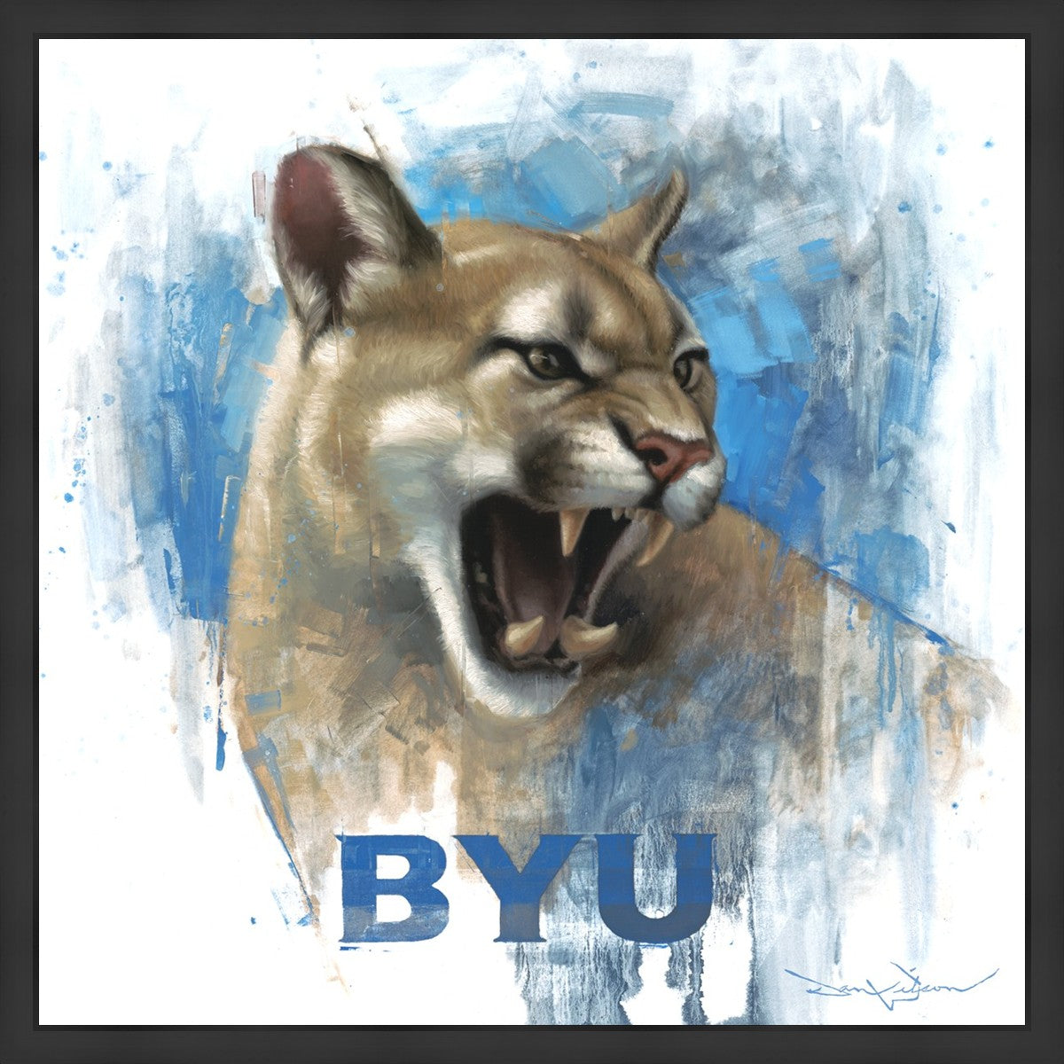 Go Cougs Large Wall Art