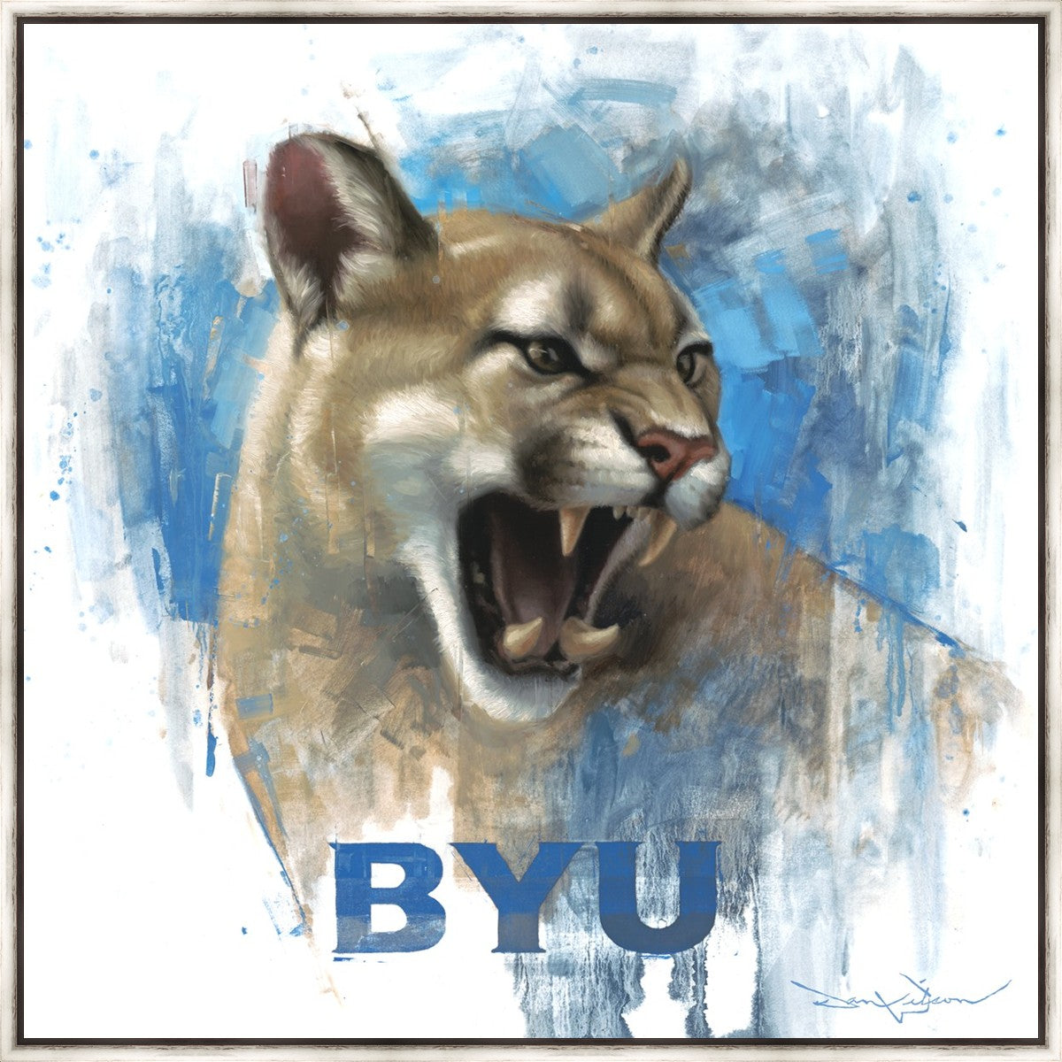 Go Cougs Large Wall Art
