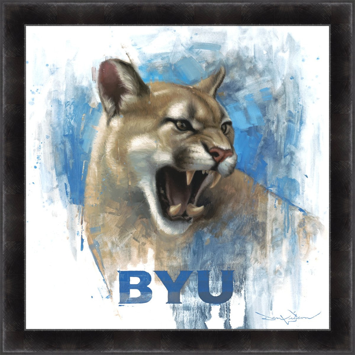 Go Cougs Large Wall Art