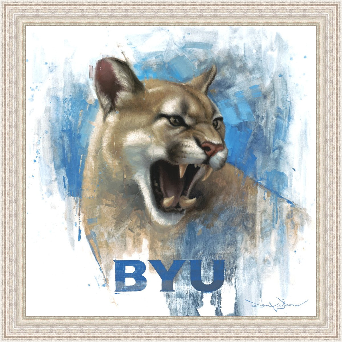 Go Cougs Large Wall Art