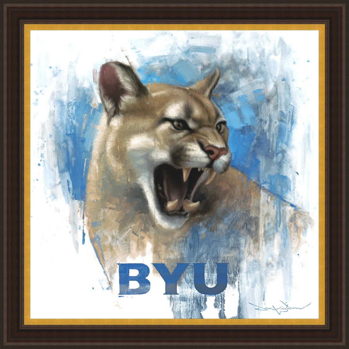 Go Cougs Large Wall Art