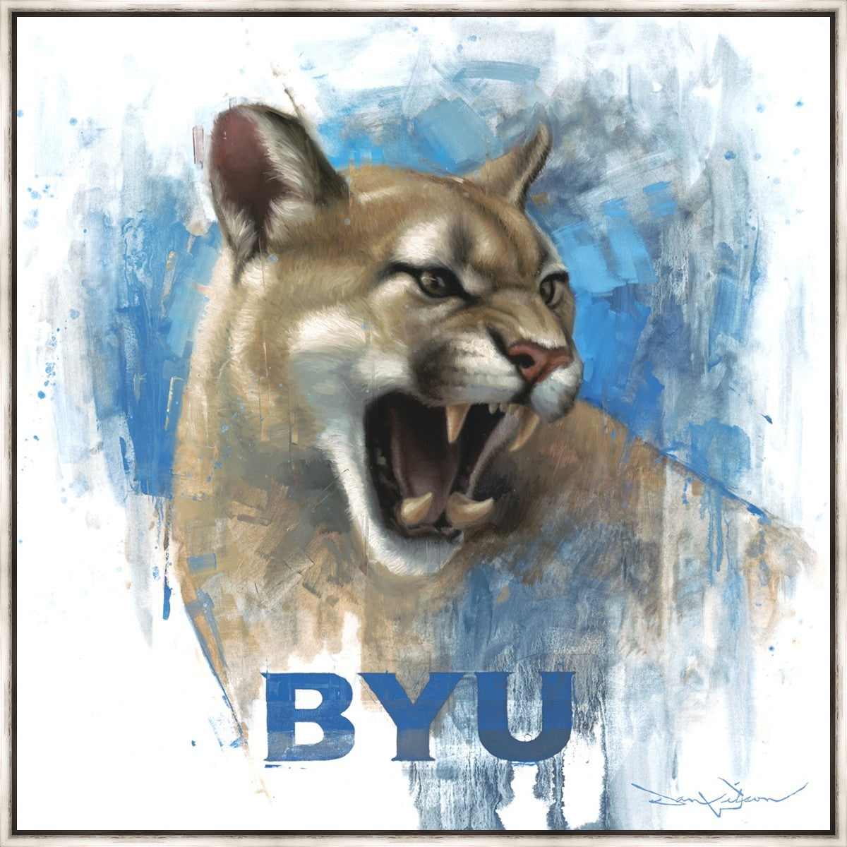 Go Cougs Large Wall Art