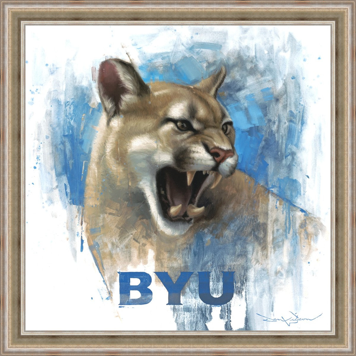 Go Cougs Large Wall Art