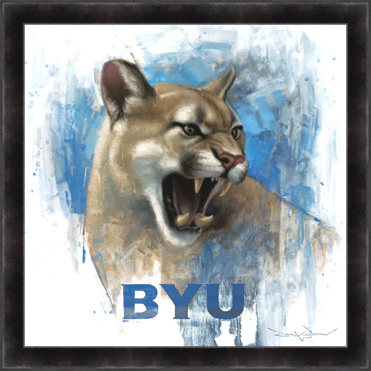 Go Cougs Large Wall Art