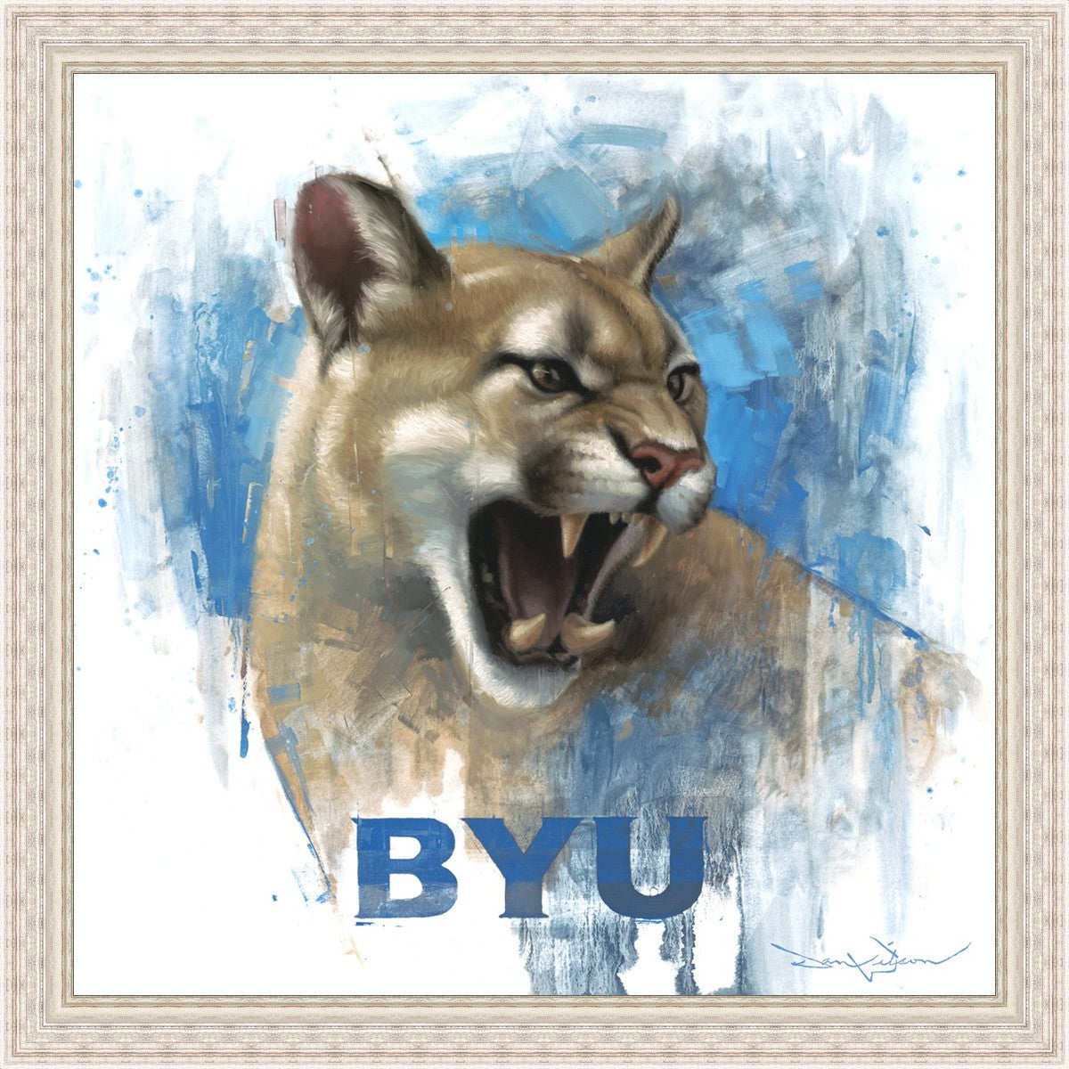 Go Cougs Large Wall Art