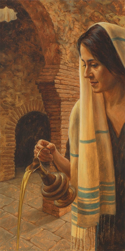 With Oil I Anoint Thee Gallery Wrap