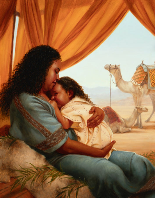 The Nurture of a Mother in the Wilderness Large Wall Art Gallery Wrap