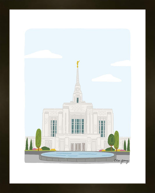 Ogden Temple Faux Mat