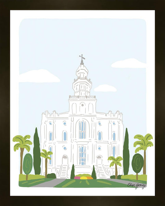 St. George Temple Faux Mat