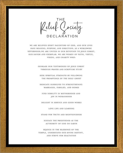 The Relief Society Declaration