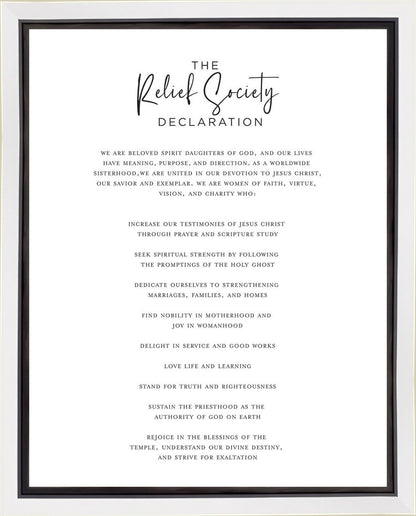 The Relief Society Declaration