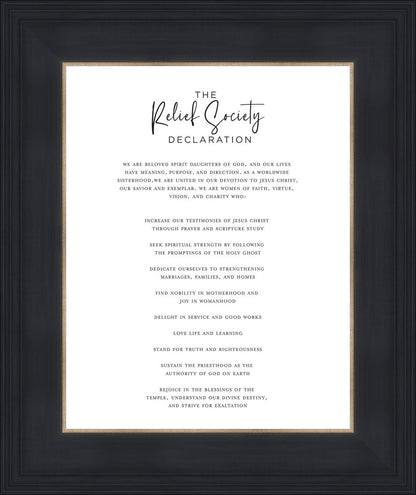 The Relief Society Declaration