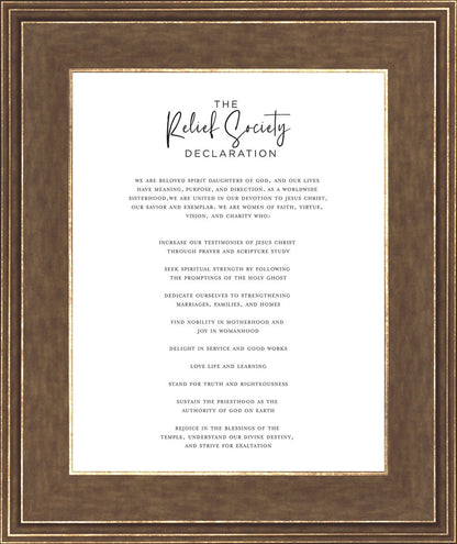 The Relief Society Declaration