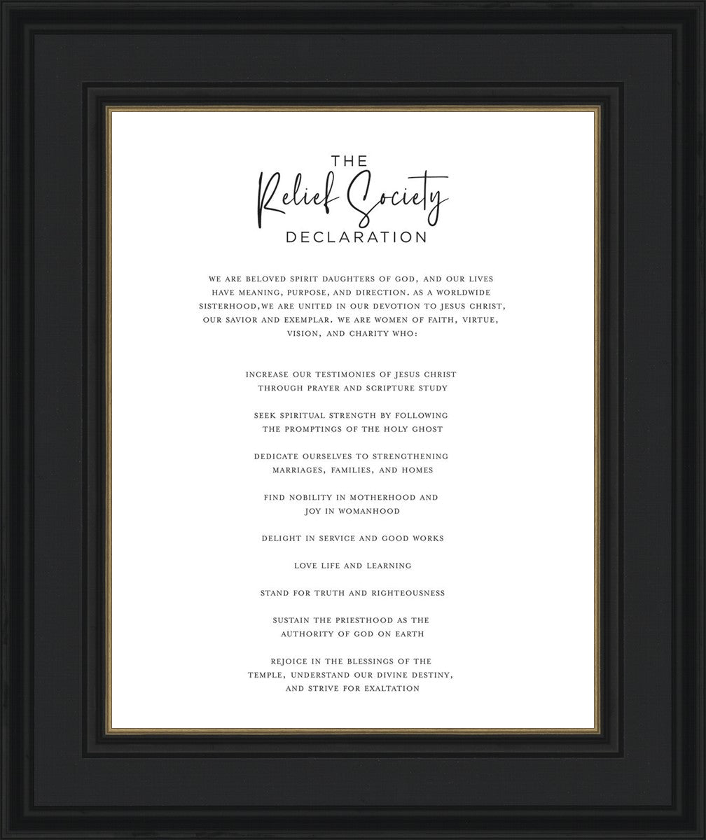 The Relief Society Declaration
