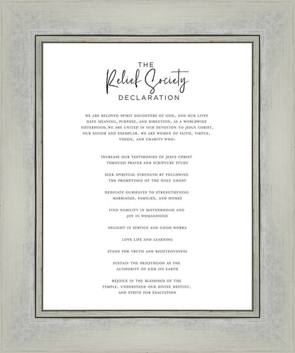 The Relief Society Declaration