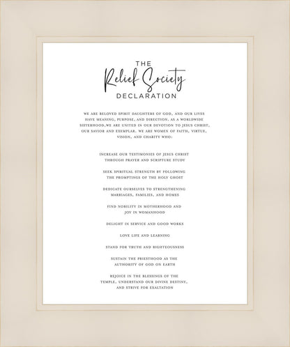 The Relief Society Declaration