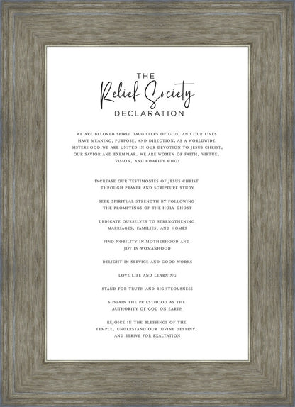 The Relief Society Declaration