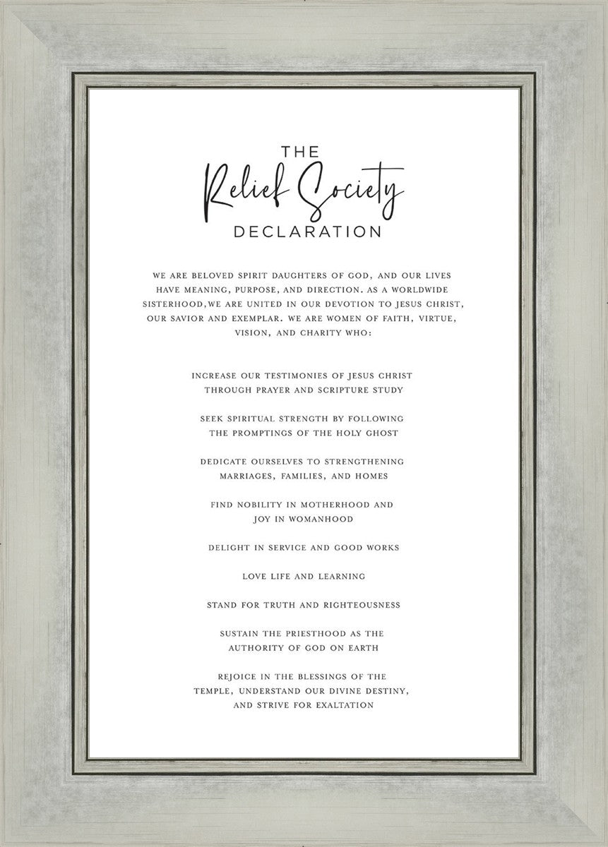 The Relief Society Declaration