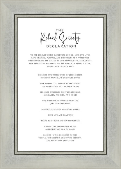 The Relief Society Declaration
