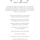 The Relief Society Declaration