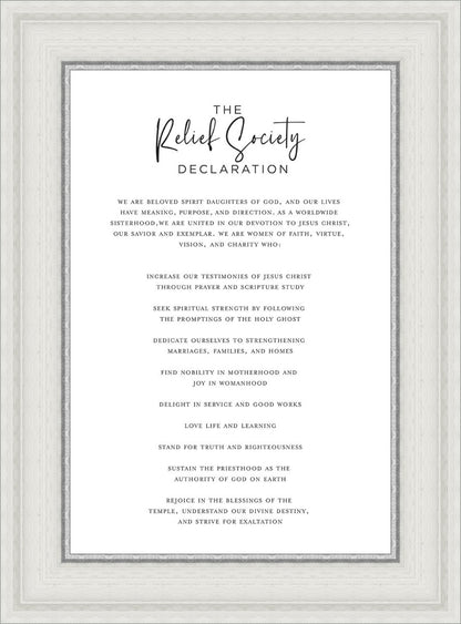 The Relief Society Declaration
